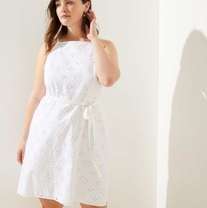 NWT LOFT Plus Eyelet Dress